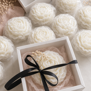 Handmade Peony Flower Candle