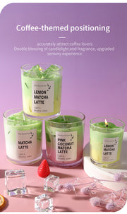 Handmade Matcha Latte Candle