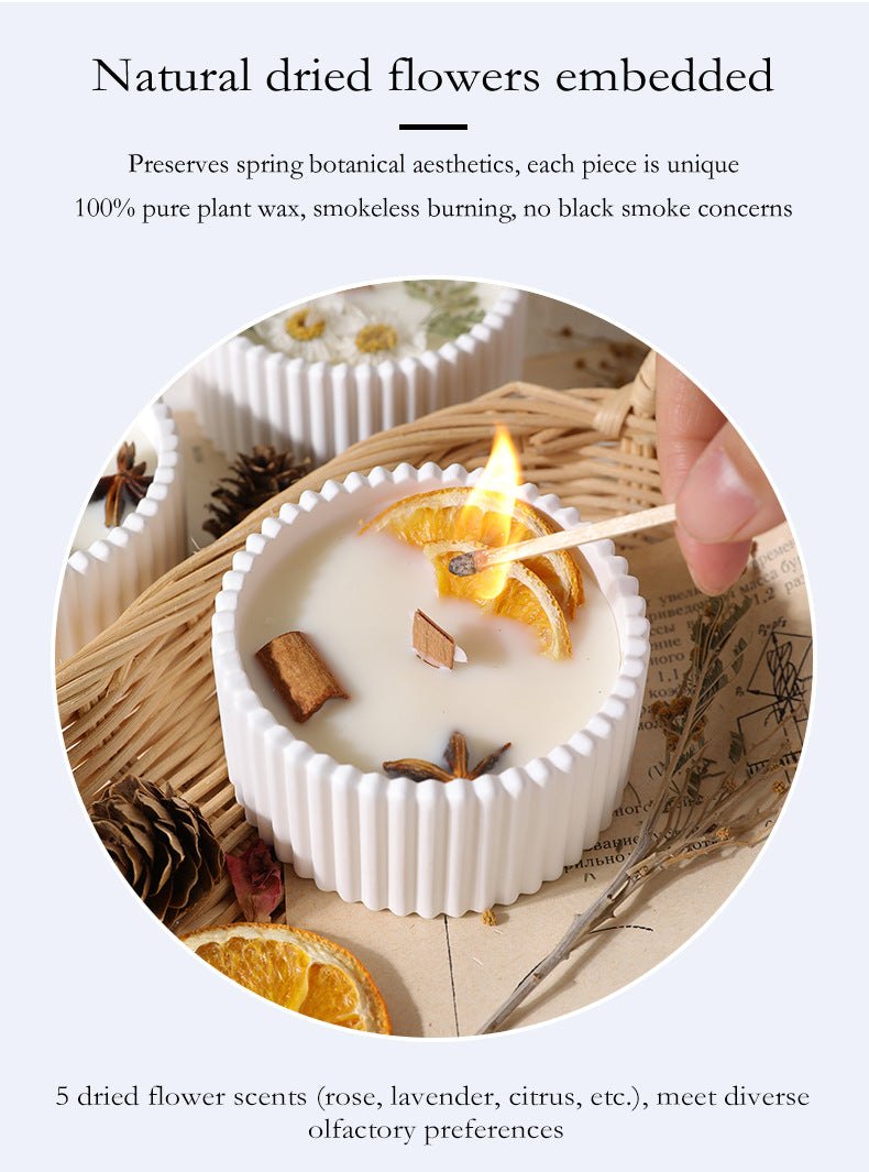 Botanical Bliss Handmade Candle
