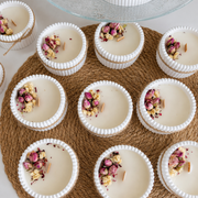 Handmade Floral Aroma Candle – Wedding Favor & Gift | Serenity Scent