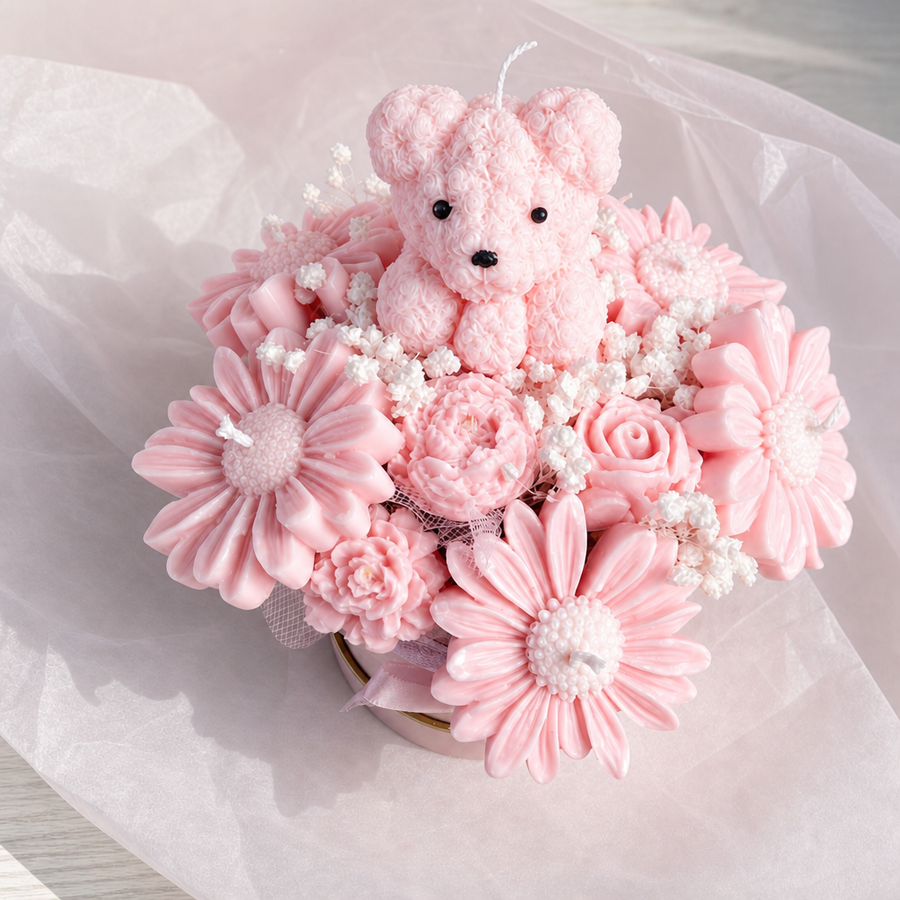 Floral Candle Bouquet