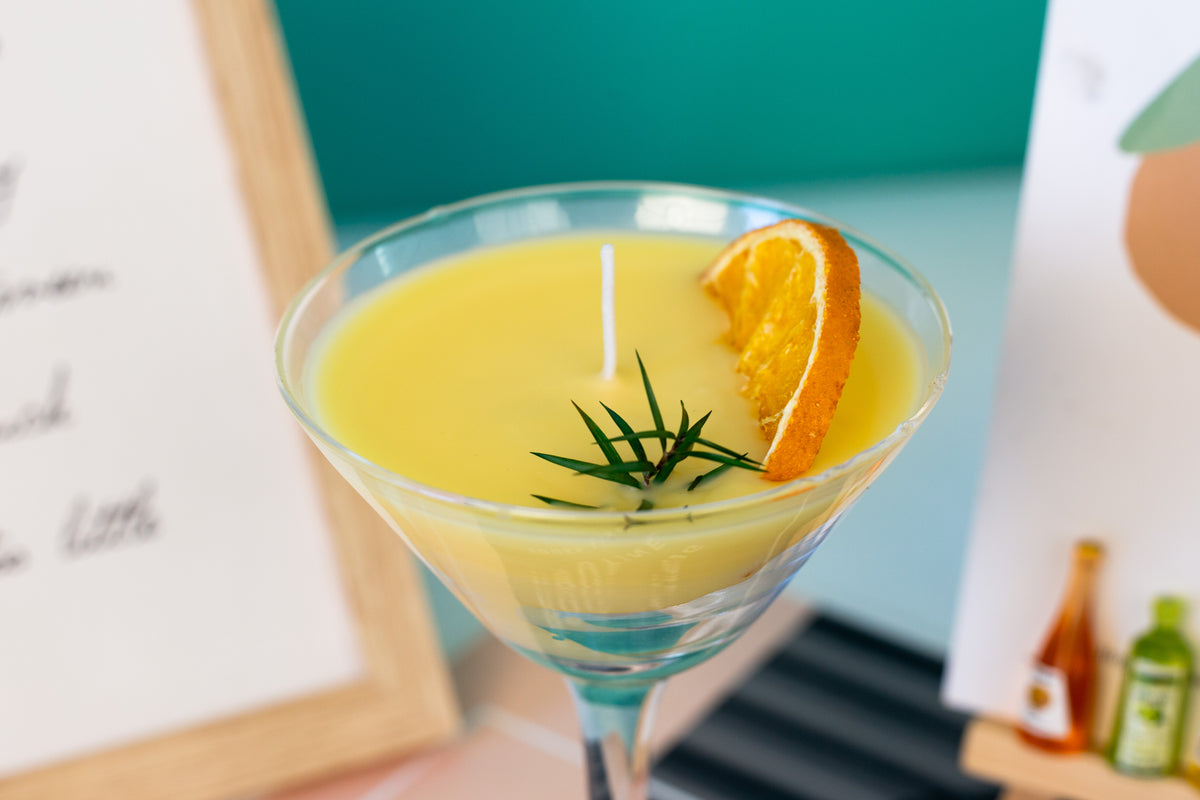 Citrus & Rosemary Martini Candle