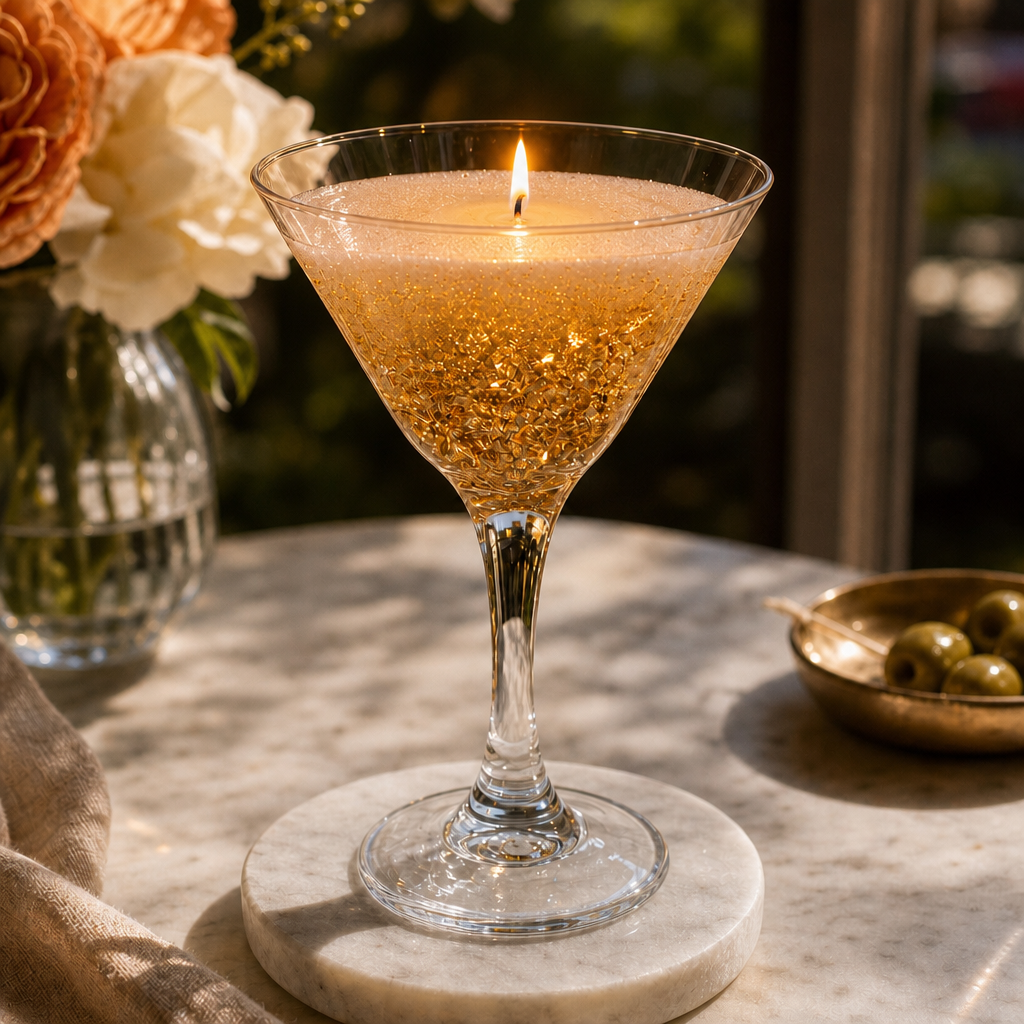 Golden Amber Candle