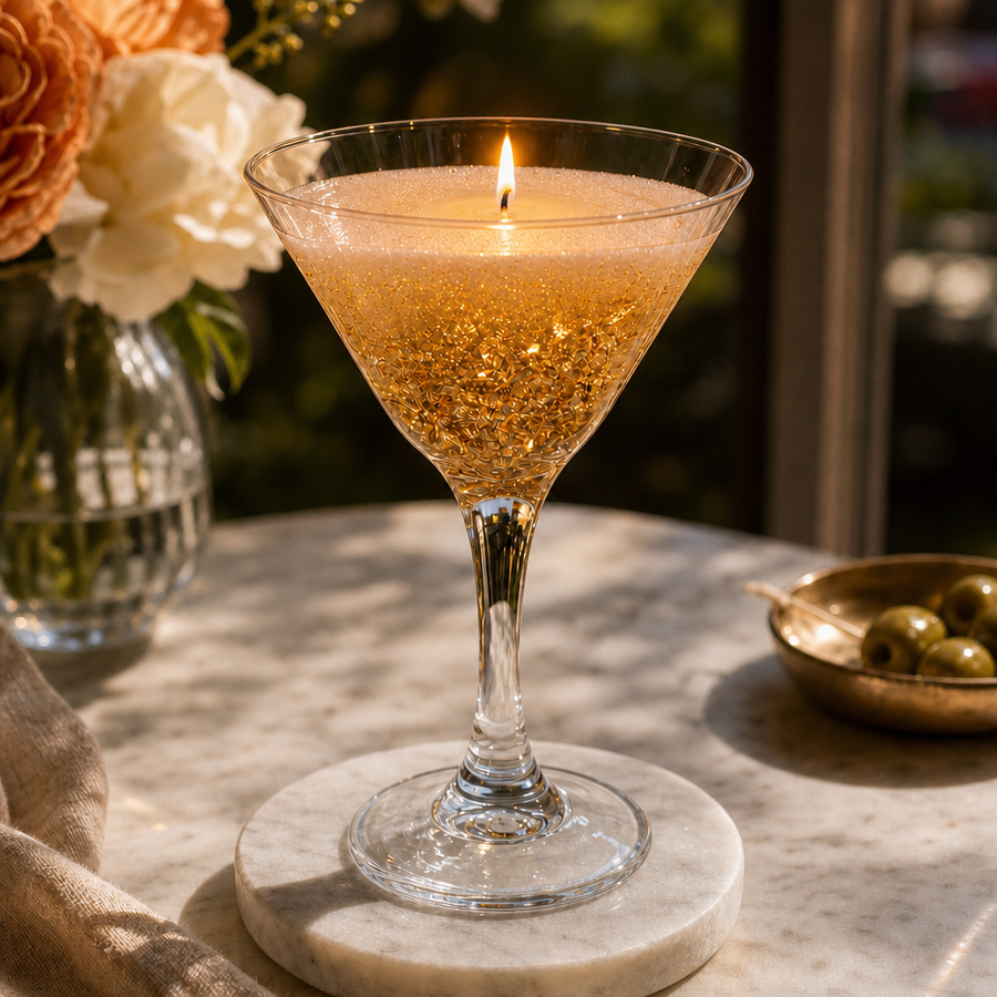 Golden Amber Candle