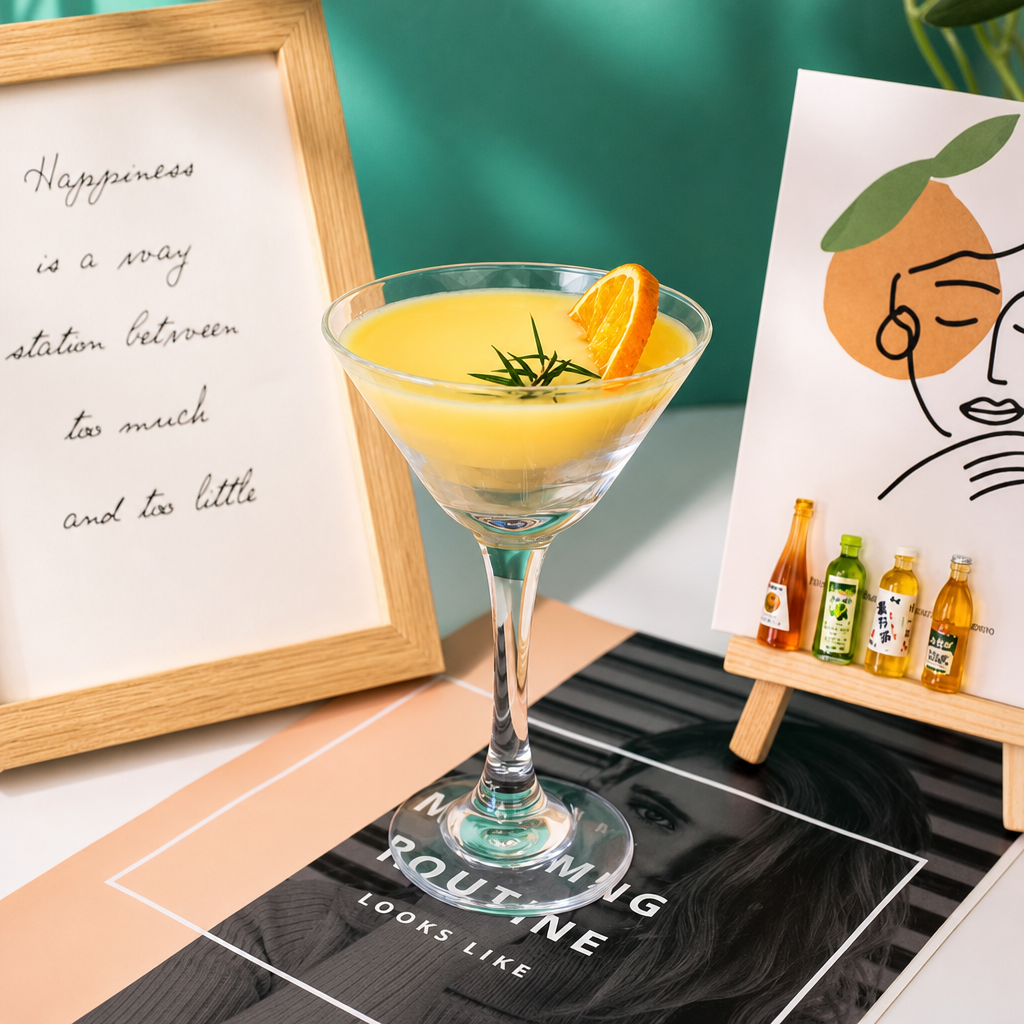 Citrus & Rosemary Martini Candle