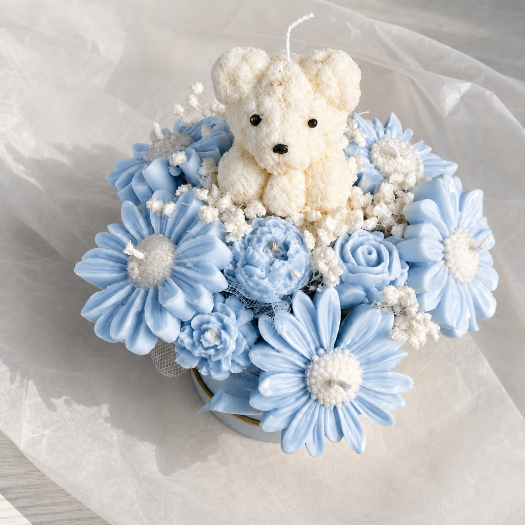 Floral Candle Bouquet