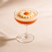 Sunset Cream Fizz in a Coupe
