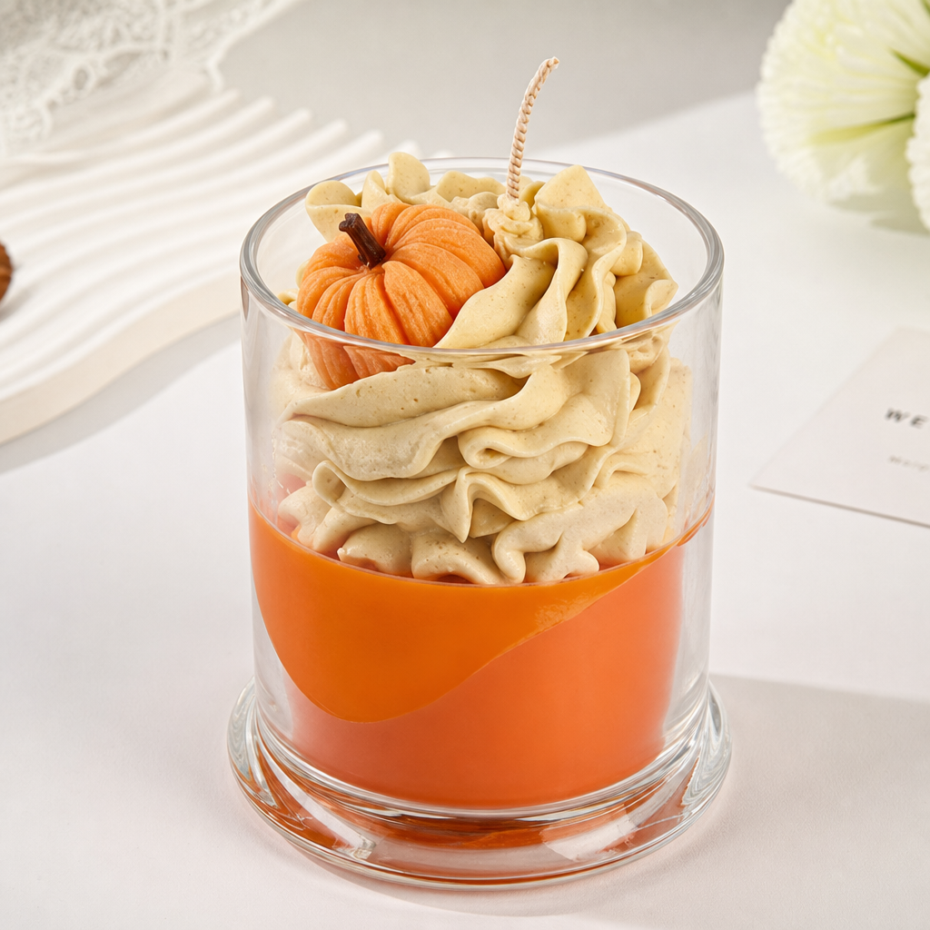 Handmade Pumpkin Candle