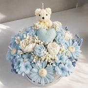 Teddy Aroma Candle bouquet