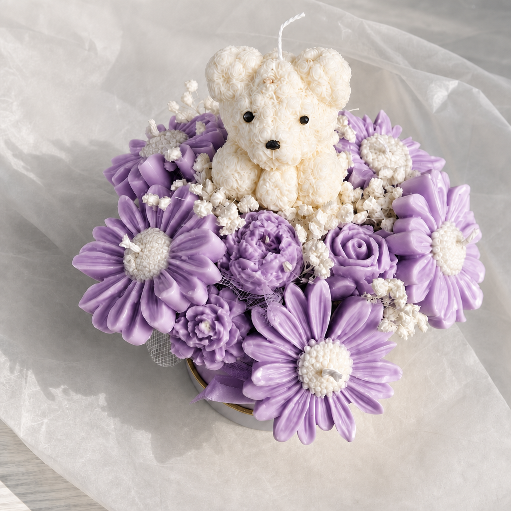 Floral Candle Bouquet