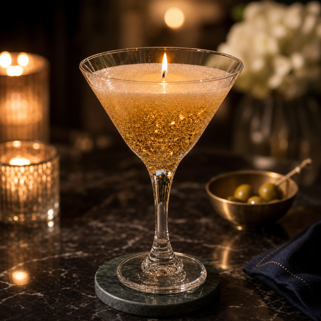 Golden Amber Candle