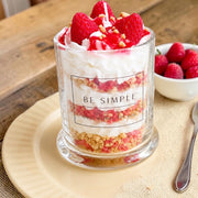 Handmade Strawberry Cereal-Inspired Fruit Granola Scented Candle