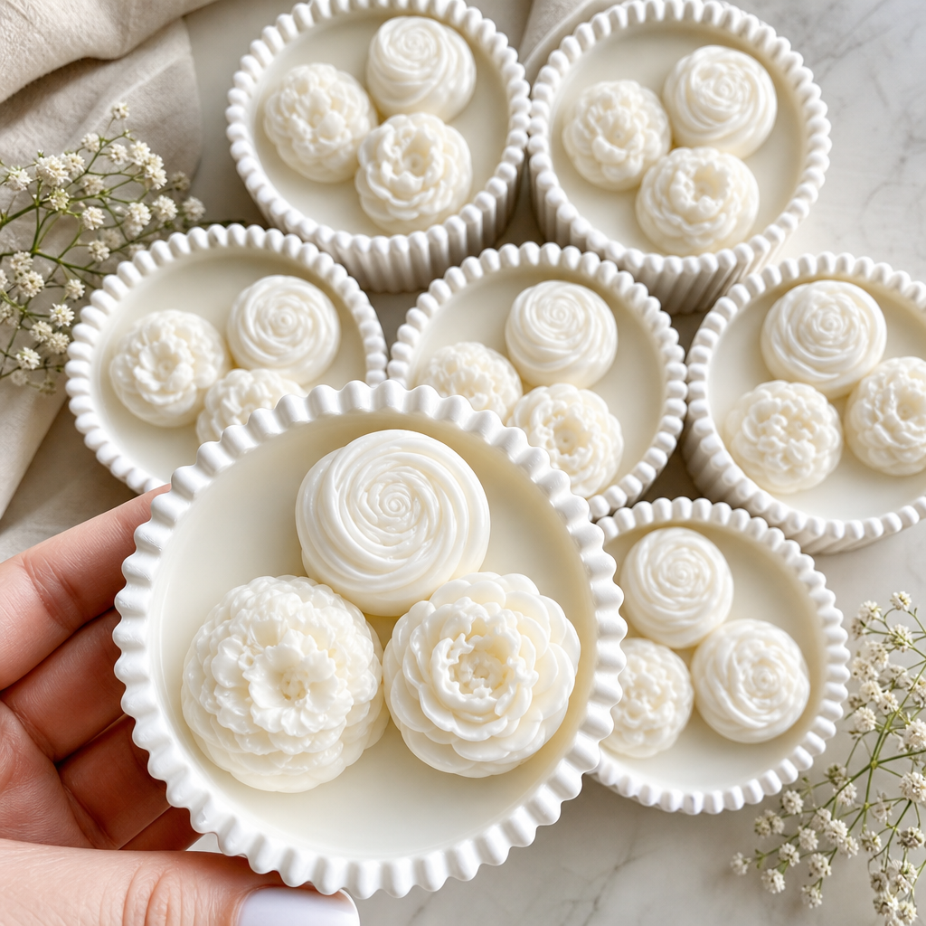Handmade Flower Aroma Candle