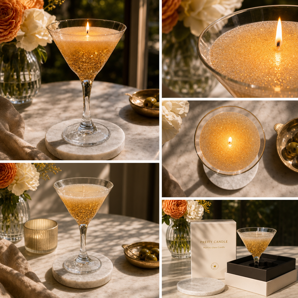 Golden Amber Candle
