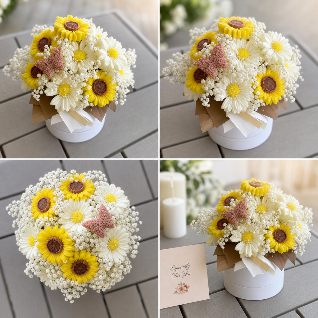 Handmade Candle Bouquet