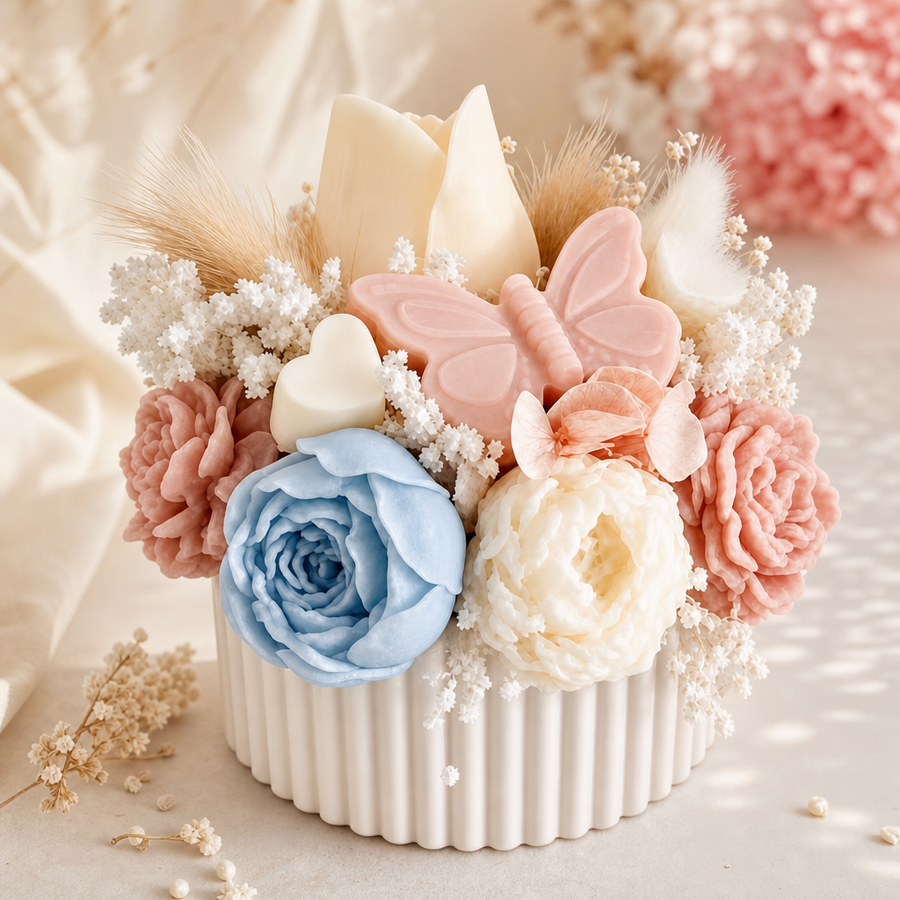 Blooming Garden Floral Candle