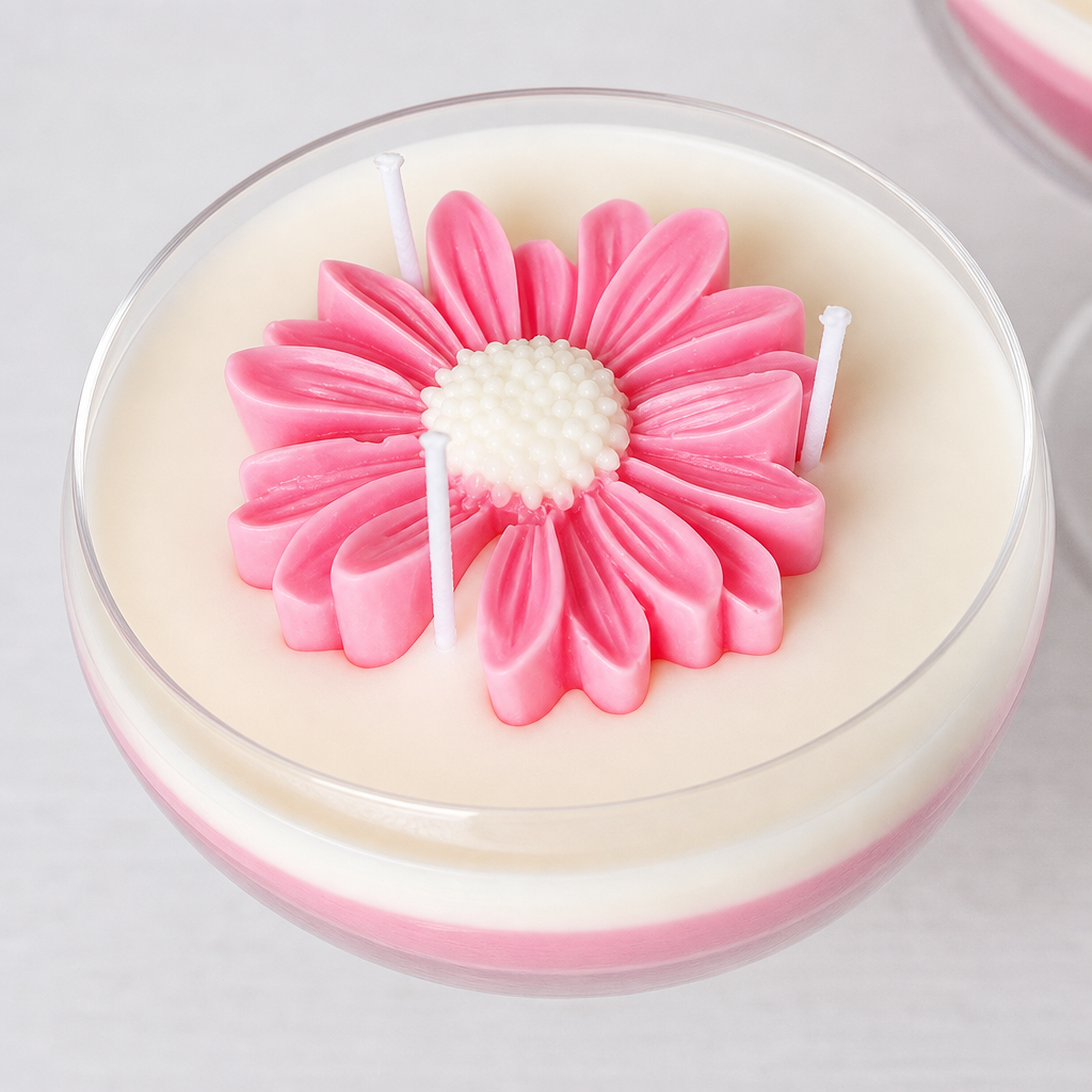 Daisy & Petal Glow Candle