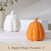 Ceramic Pumpkin Jar