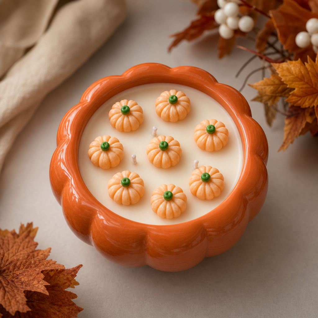 Ceramic Pumpkin Jar