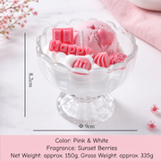 Happy Scoop Ice Cream Candle – Pink Berry & Green Grapefruit