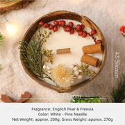 Coconut Shell Botanical Candle