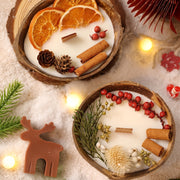 Coconut Shell Botanical Candle