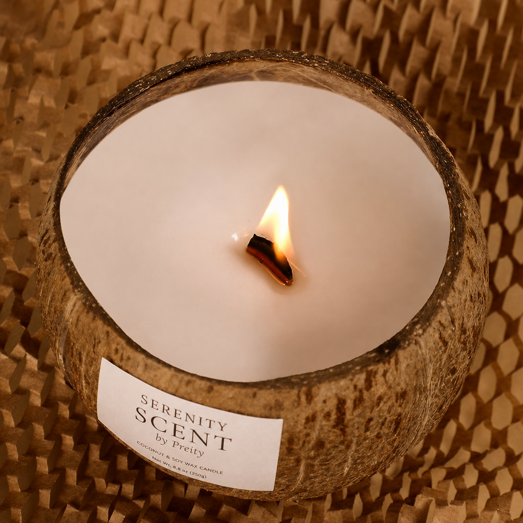 Handmade Modern Coconut Shell Aromatherapy
