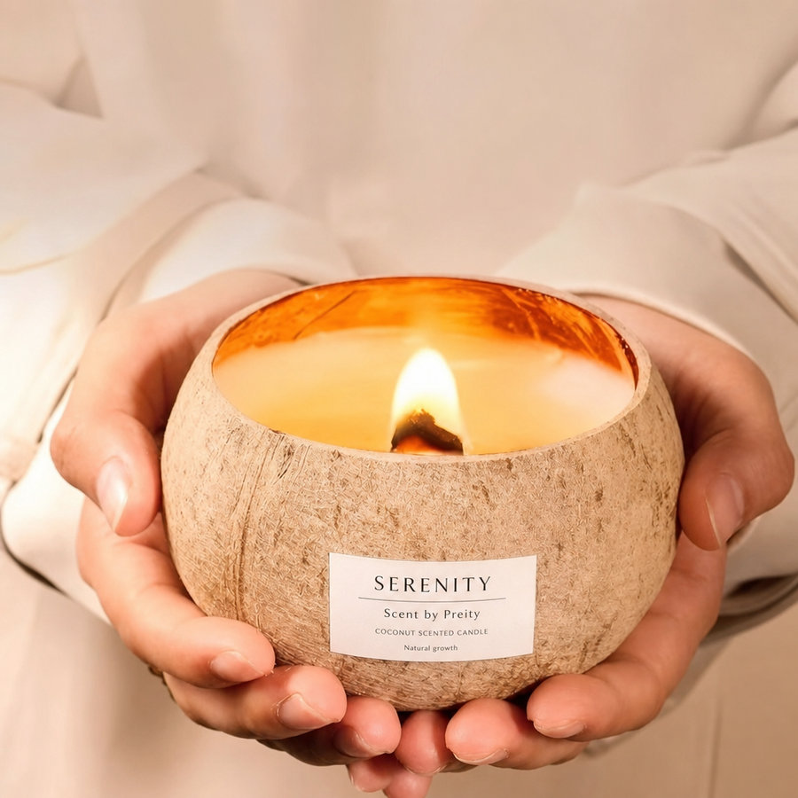 Handmade Modern Coconut Shell Aromatherapy