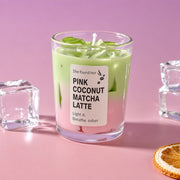 Pink Coconut Matcha Latte Candle