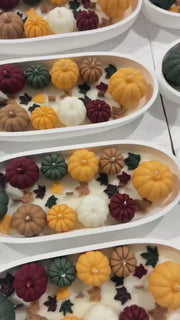 Autumn Pumpkin Candle Tray