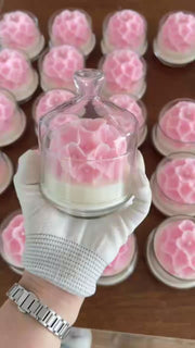 Handmade Hydrangea Flower Candle- Wedding/Party Favor