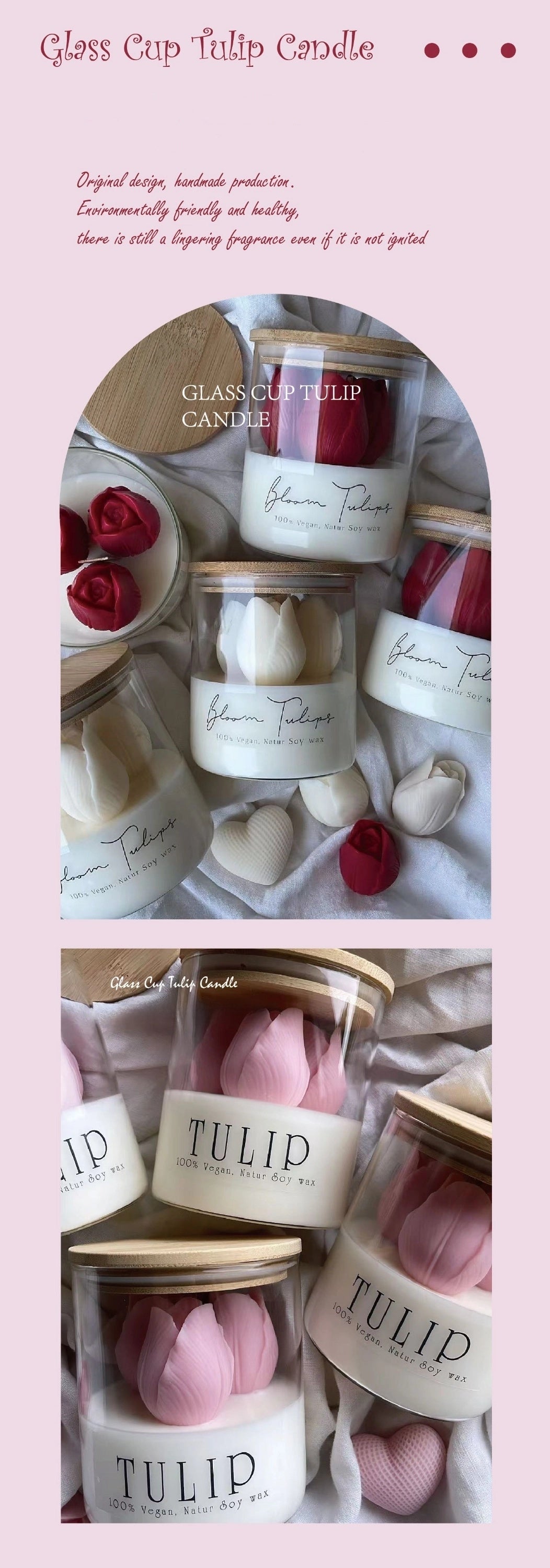 Tulip Bloom Candle